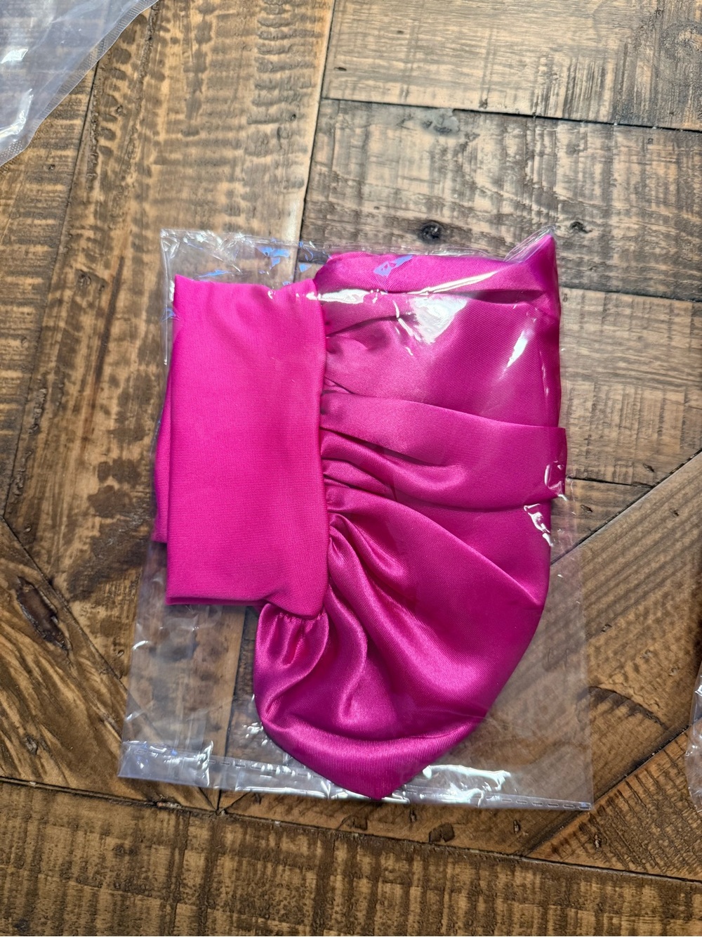 Hot Pink Satin Headwrap/Turban